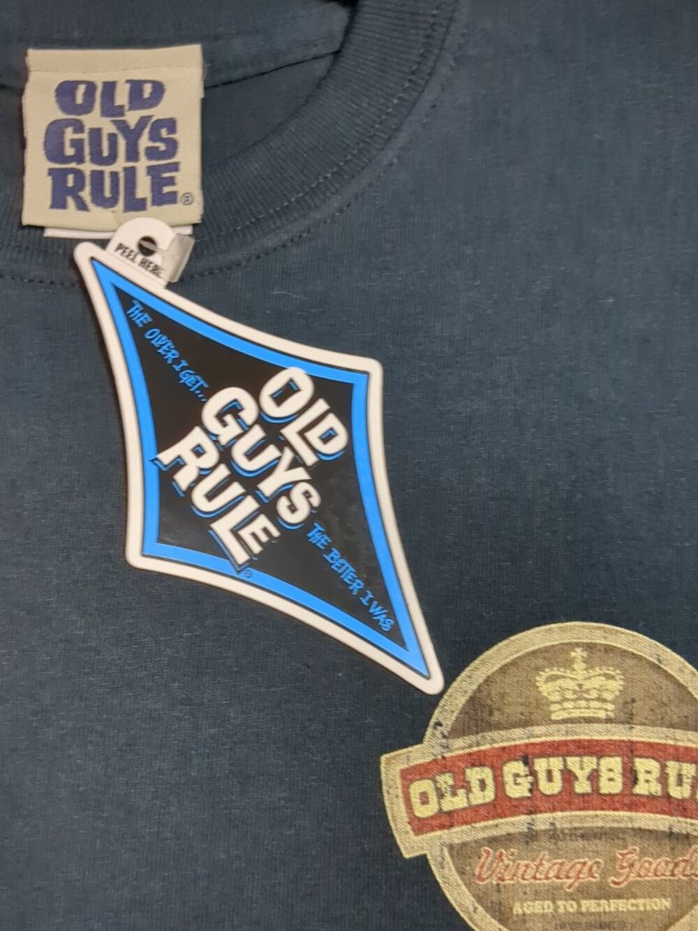 M Vintage Old Guys Rule Tee Shirt - Picture 5 of 9